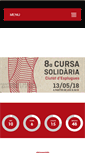 Mobile Screenshot of cursasolidariaesplugues.cat